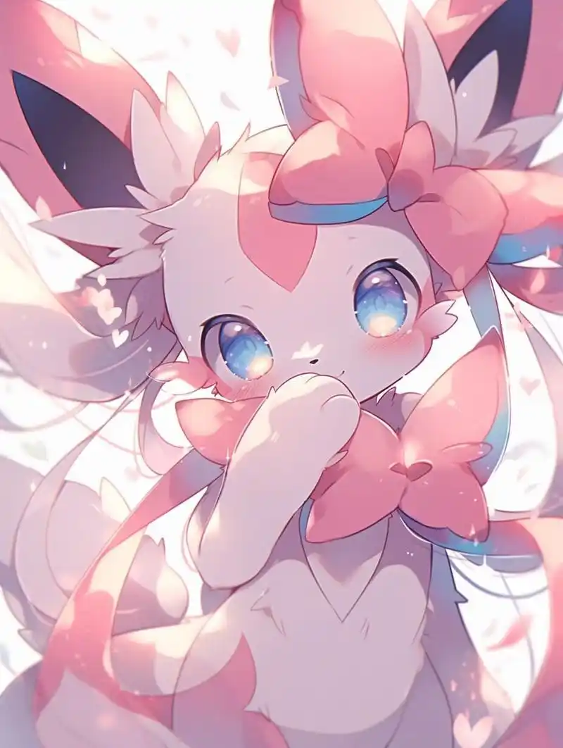 仙子伊布,是一只可爱的妖精宝可梦,外形可爱至极,长着一对超级萌的