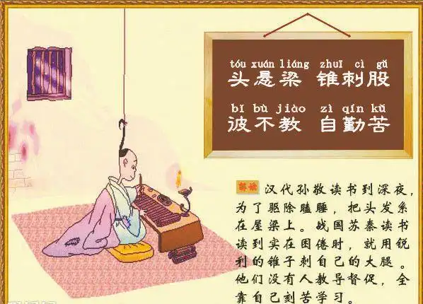 河洛典故悬梁刺股