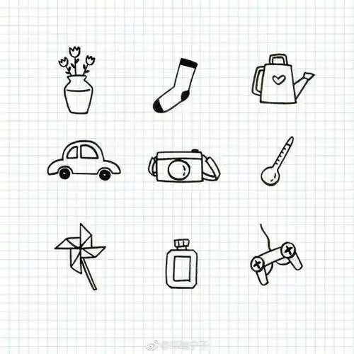 生活用品简笔画生活用品简笔画彩色