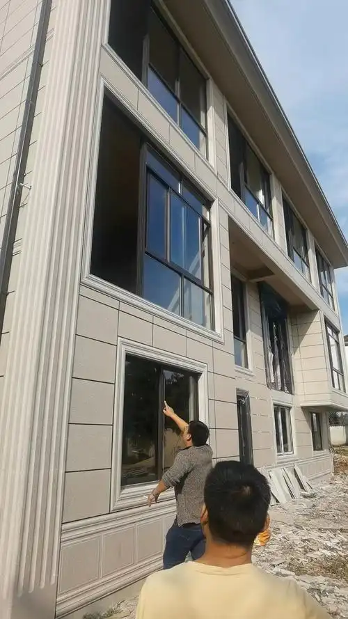 外墙瓷砖施工效果图