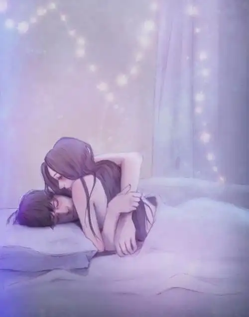 她画下热恋情侣的甜蜜日常看得人脸红心跳