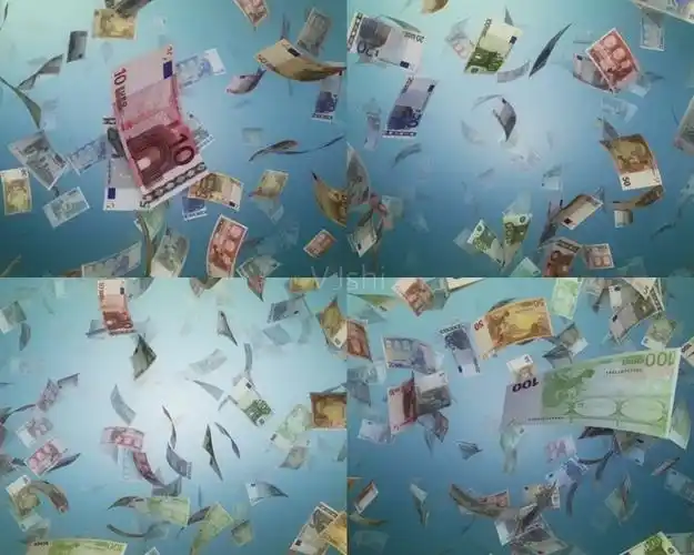 钞票从天而降钞票满天飞现金雨天上掉