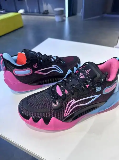 李宁吉米巴特勒一代jb1一体织42回弹迈阿密之夜篮球鞋