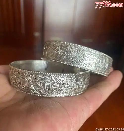 老银龙凤对镯_价格9800元_第1张_7788商城__七七八八商品交易平台