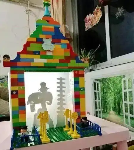 童·游戏|在家搞戏之乐高光影小剧场_舞台