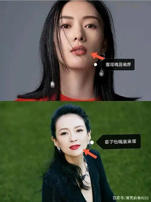 童瑶撞脸章子怡,两人哪里不一样?