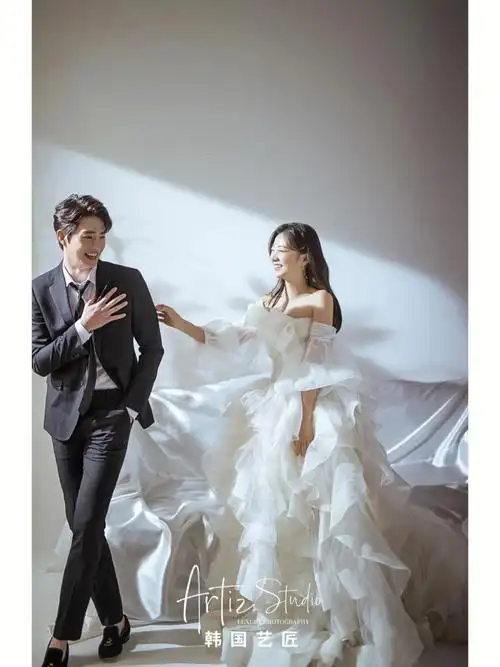 独特光影婚纱照light情侣轻婚纱系列