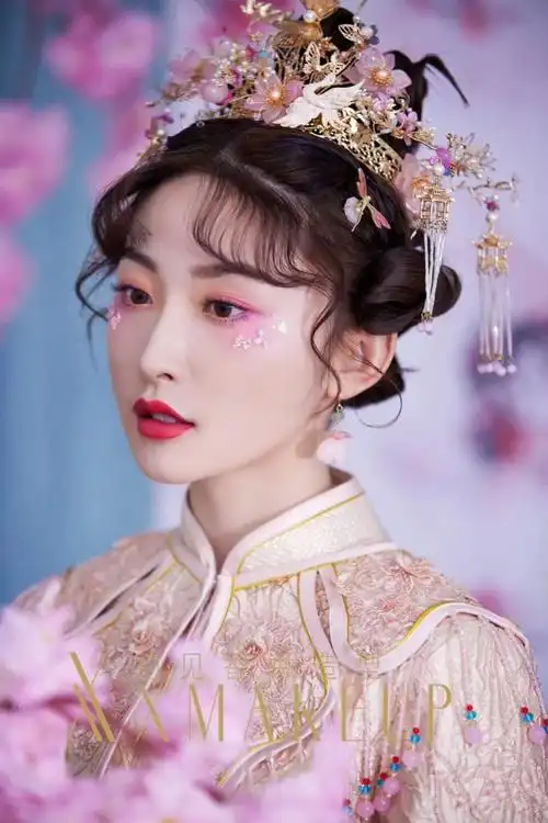 超美古风中式新娘精致中国风