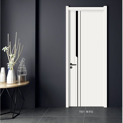 简约房间多层实木门隔音极简对开门实木木门免漆烤漆门轻奢灰色