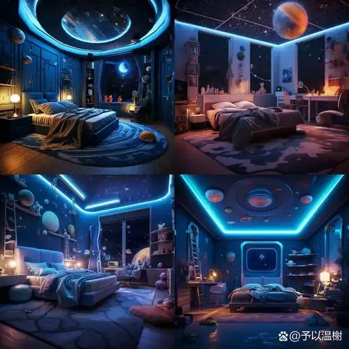 赛博朋克的卧室 装修风格系列6 就没指望会有客户问我这个怎么定制.