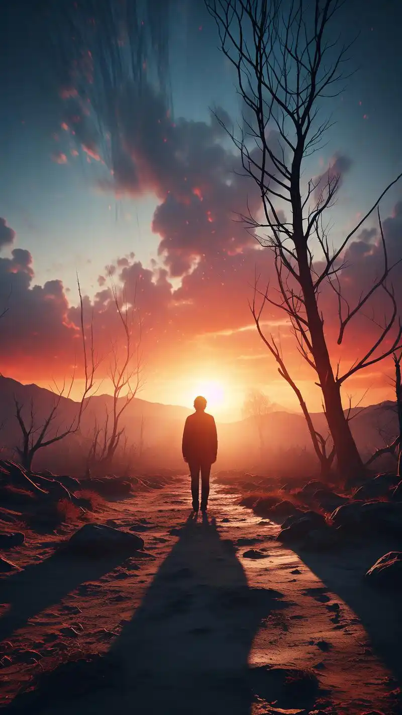 孤独背影壁纸,氛围感拉满91