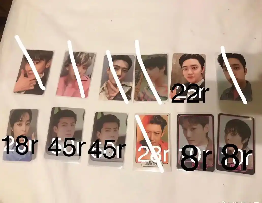 exo白菜价小卡02(第二波)exo正规七辑小卡 exo快闪 - 抖音