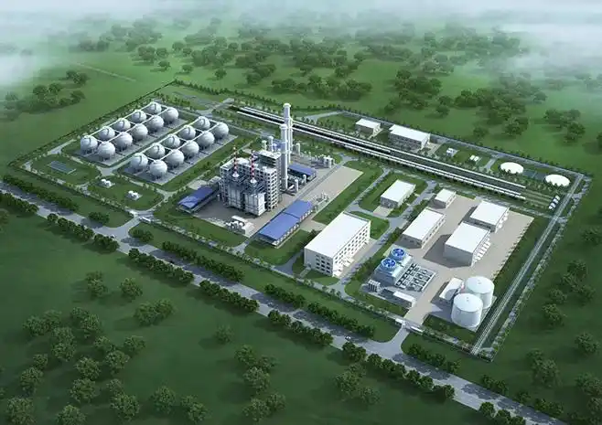 化工设备厂效果图设计