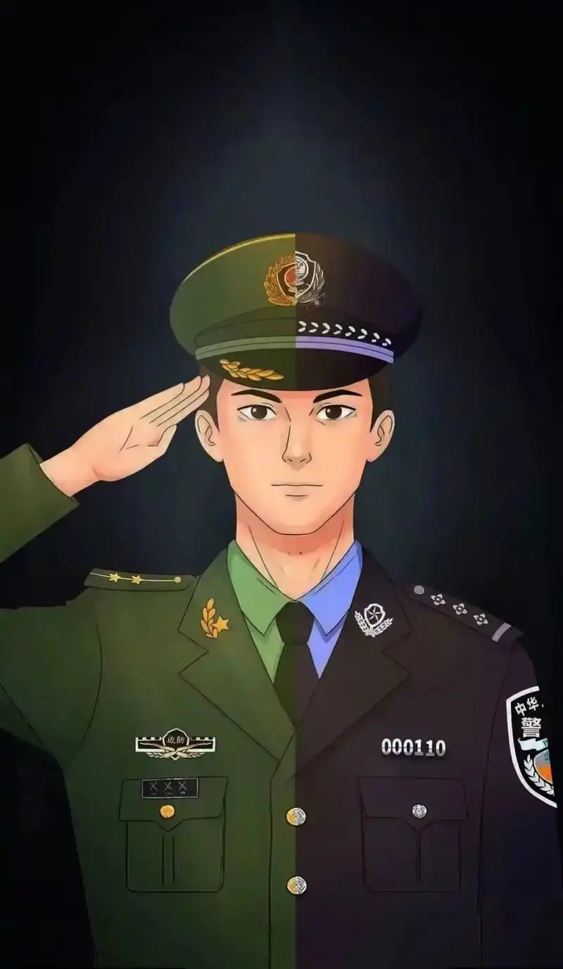 警察壁纸.我爱中国人民武装警察部队       i love - 抖音