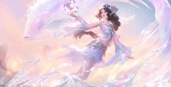 甄姬西施至美风华系列皮肤##西施新皮肤至美乘鲤谣