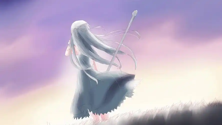 伤感女孩背影壁纸