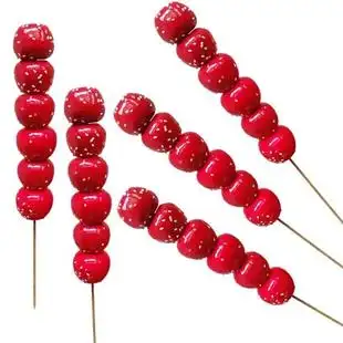 冰糖葫芦b模型道具仿真舞台食品个性山楂果糖装饰款式可爱摄影精