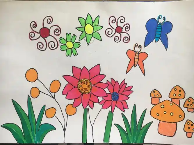 千人绘春天,绘出春的气息.