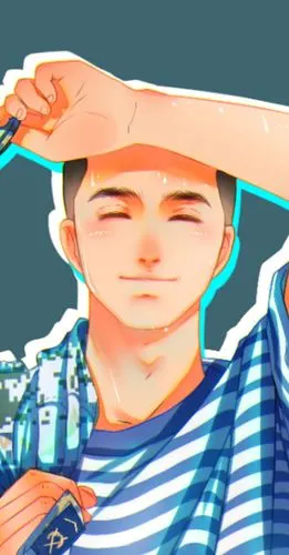 夏日炎炎兵哥哥|插画|创作习作|大杨漫画v - 原创作品 - 站酷 (zcool)