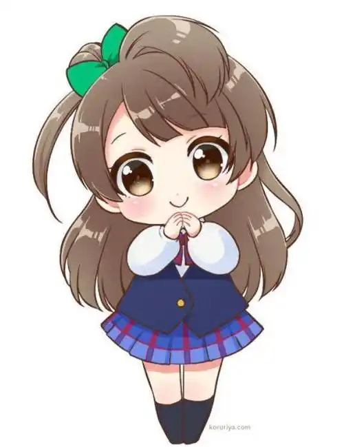 马克笔手绘q版可爱少女萌图一波嗷