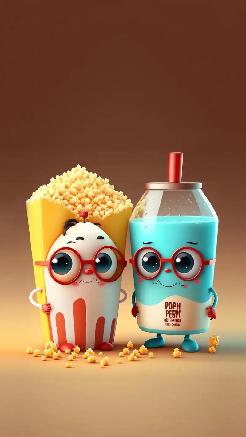 【绘画壁纸】夏日份奶茶.可爱～ #手机壁纸 #壁纸 #绘画  - 抖音