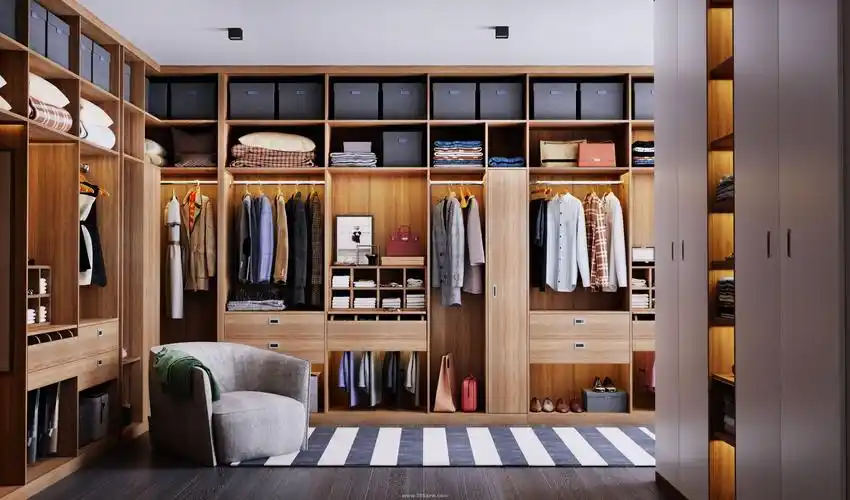 衣柜构件与细节设计