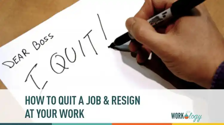 the perfect revenge: how to quit a job & resign at work