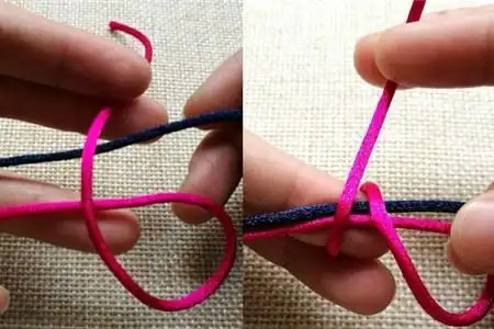 项链绳子打结方法