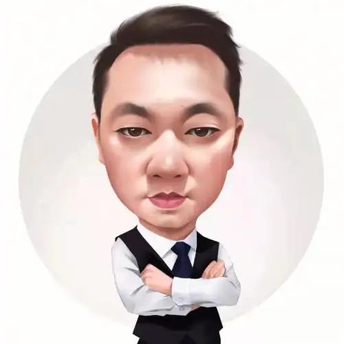 西装老板头像干净稳重大气姿态自然