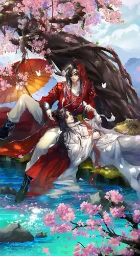 天官赐福—高清双人套餐壁纸,最后一张太可爱了!花城谢怜