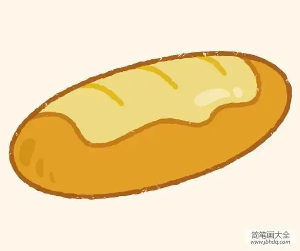 面包的简笔画怎么画如何画面包