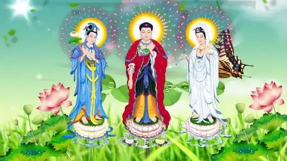 发心念佛求生西方,七宝池中即生一朵莲花