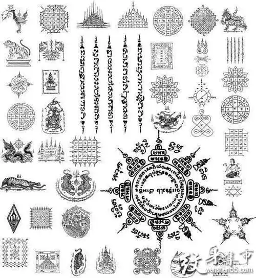 泰国刺符纹身泰国刺符纹身手稿泰国刺符纹身手稿图案