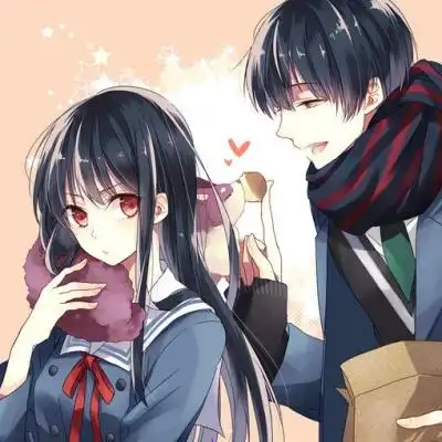 软橙:双人同框/特高清/甜/愿喜/承_qq情侣头像_我要个性网