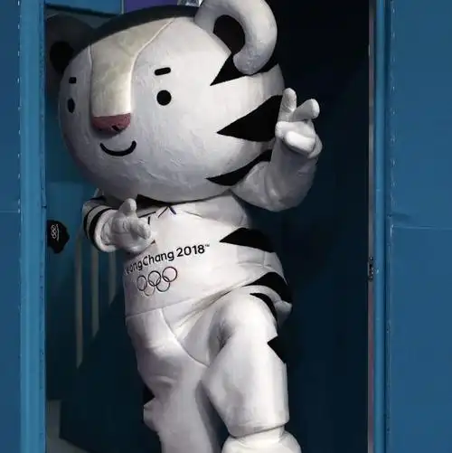 平昌冬奥会的吉祥物一只蠢萌蠢萌的小脑斧也是超级招人喜欢了
