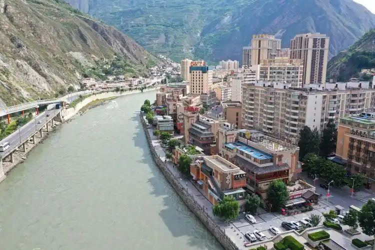 四川阿坝汶川县风光