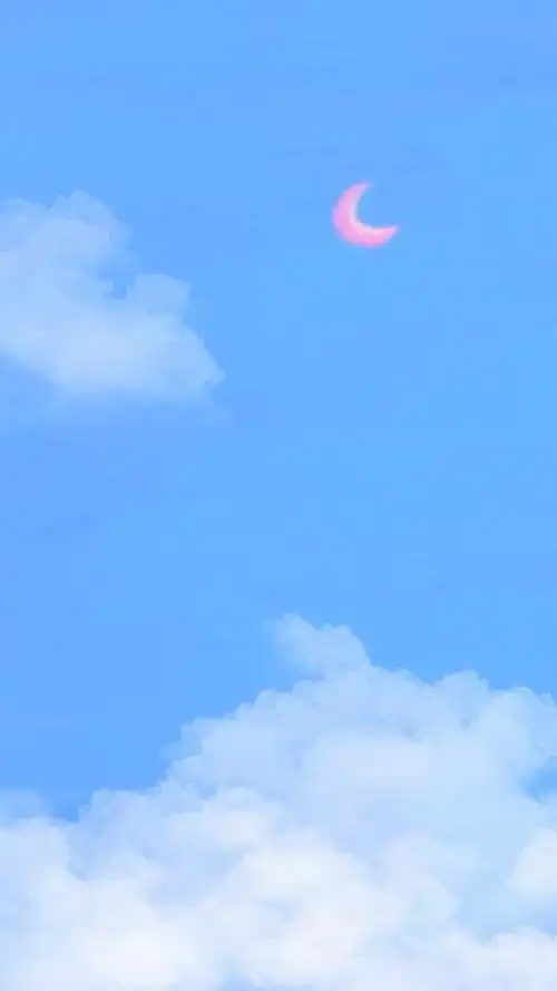 唯美清新手绘风天空手机壁纸