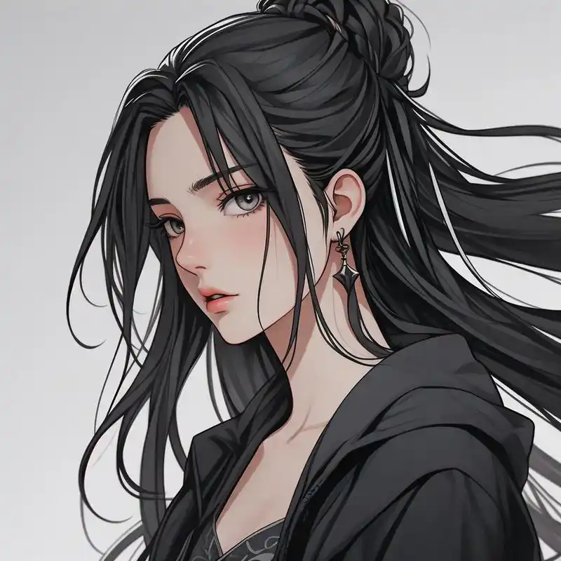 9369♀15高冷动漫女神头像94 高冷的气质,冰冷的眼神,这些