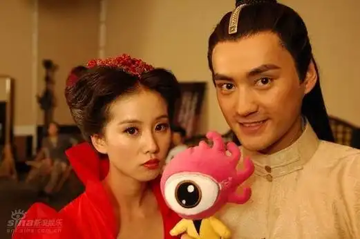 图文:《仙剑奇侠传3》探班--刘诗诗和袁弘