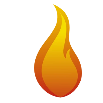 红色卡通火焰图案