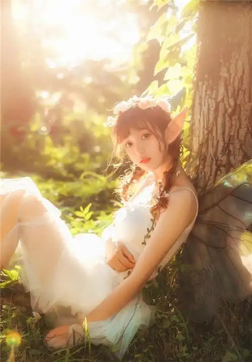 满满仙气的森精灵唯美人像前后期