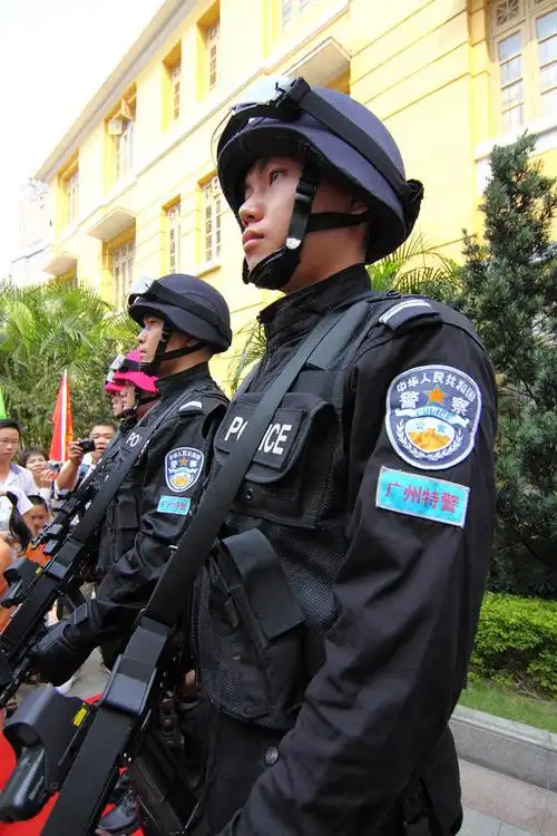 警察开放日,特警威武!