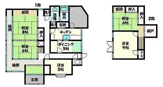 世界文化遗产金阁寺附近日式宅院售价213万人民币