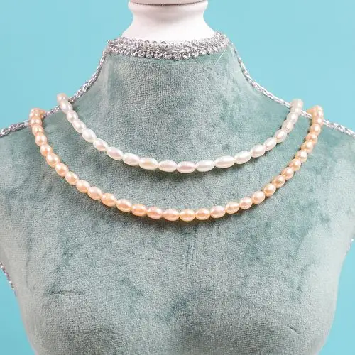 品天然淡水珍珠女项链小颗粒baby链颈链锁骨链妈妈链极细珍珠链 近圆