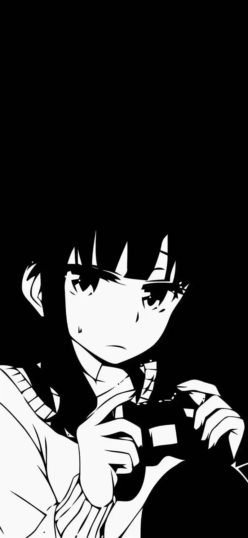 简洁动漫壁纸-黑白动漫壁纸,用作聊天背景 6530353517