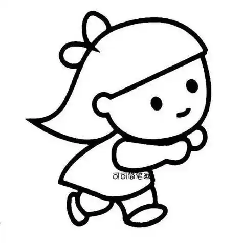 看书小孩儿童画怎么画看书小孩简笔画好看画小孩的简笔画卡通小孩人物