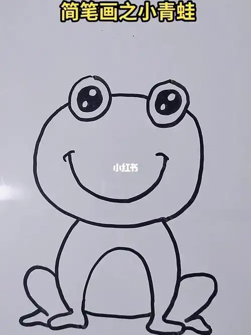 笔画小青蛙简笔画画法步骤荷叶上的青蛙简笔画青蛙王子简笔画简单画法