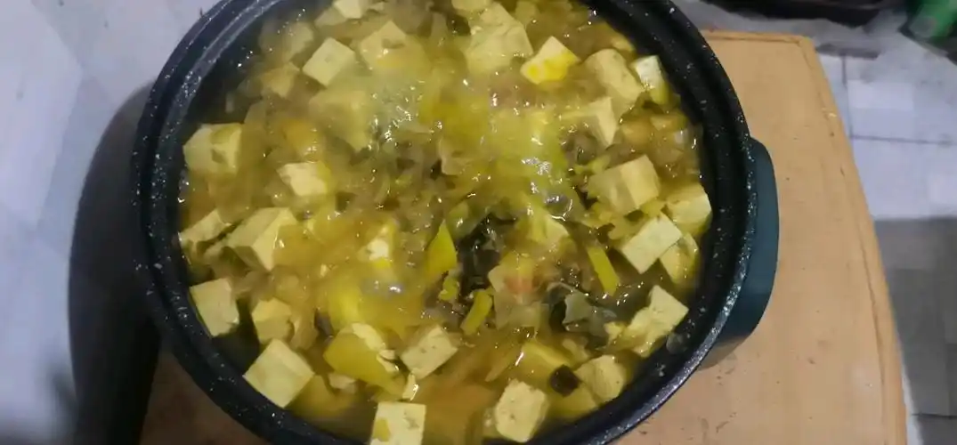 试试传说中的咸菜滚豆腐