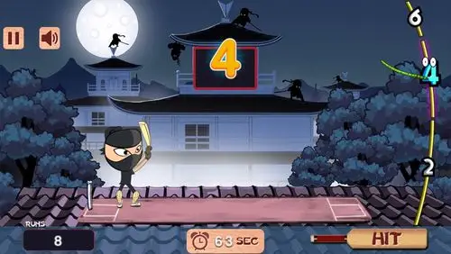 惊人的忍者疾风板球 - 体育游戏小幼儿4399双人大全7k7k小游戏下载小