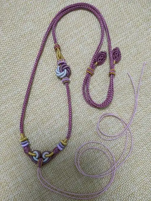 女款项链绳双层如意结挂绳曼陀罗吊坠绳